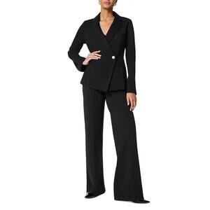 NWT Spanx Perfect Asymmetrical Tailored Classic Black Blazer Women’s Size Medium
